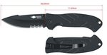 Buffalo River Maxim Folder ½ Serrated Utility 3.5" Knife With Clip